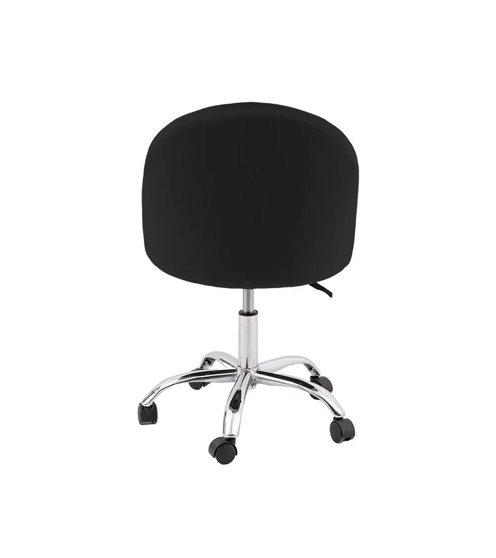 Krzesło biurowe welurowe Manuel - krzesło do biurka - Lukso.pl
