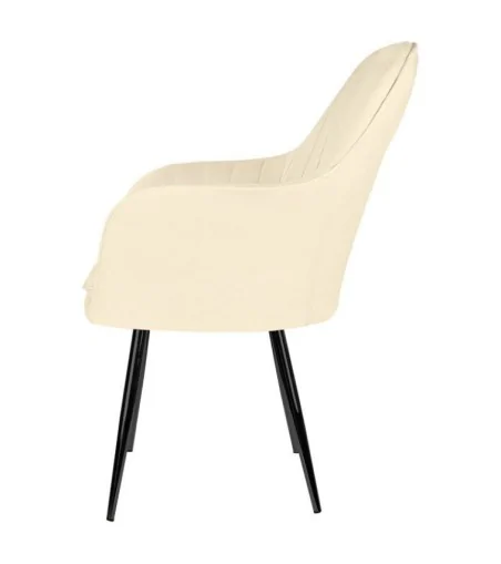 Krzesło welurowe Enzo - nowoczesne krzesło do salonu - Lukso.pl