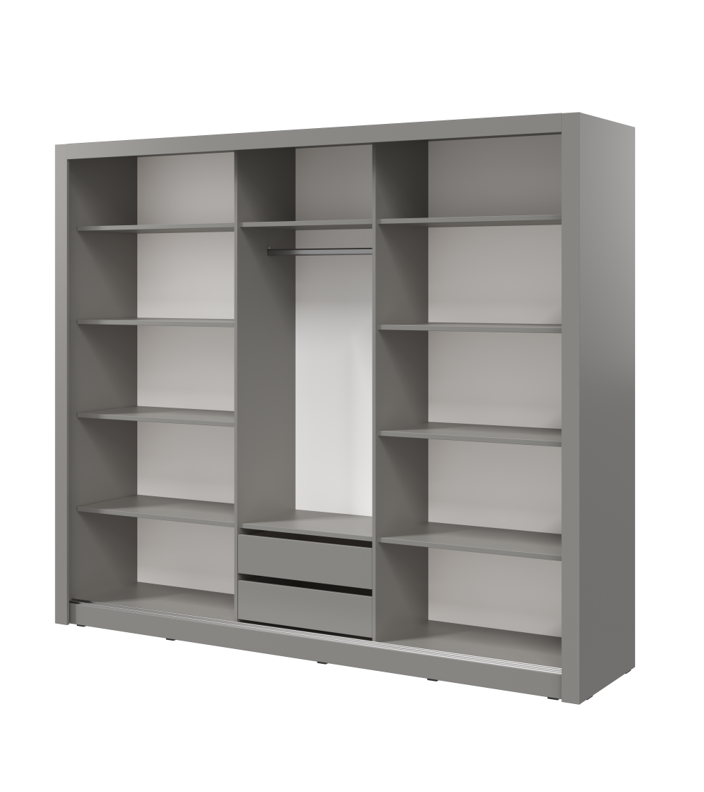Szafa przesuwna 3D 250 cm z kolekcji Idea