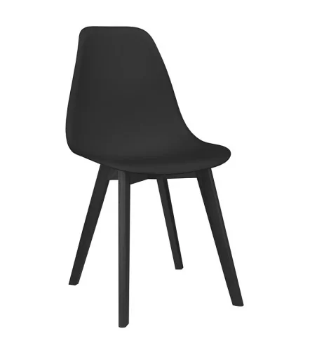 Parker krzesło plastikowe z czarnymi nogami
