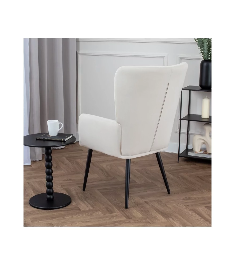 Fotel Cesar - nowoczesny luksusowy elegancki fotel uszak - Lukso.pl