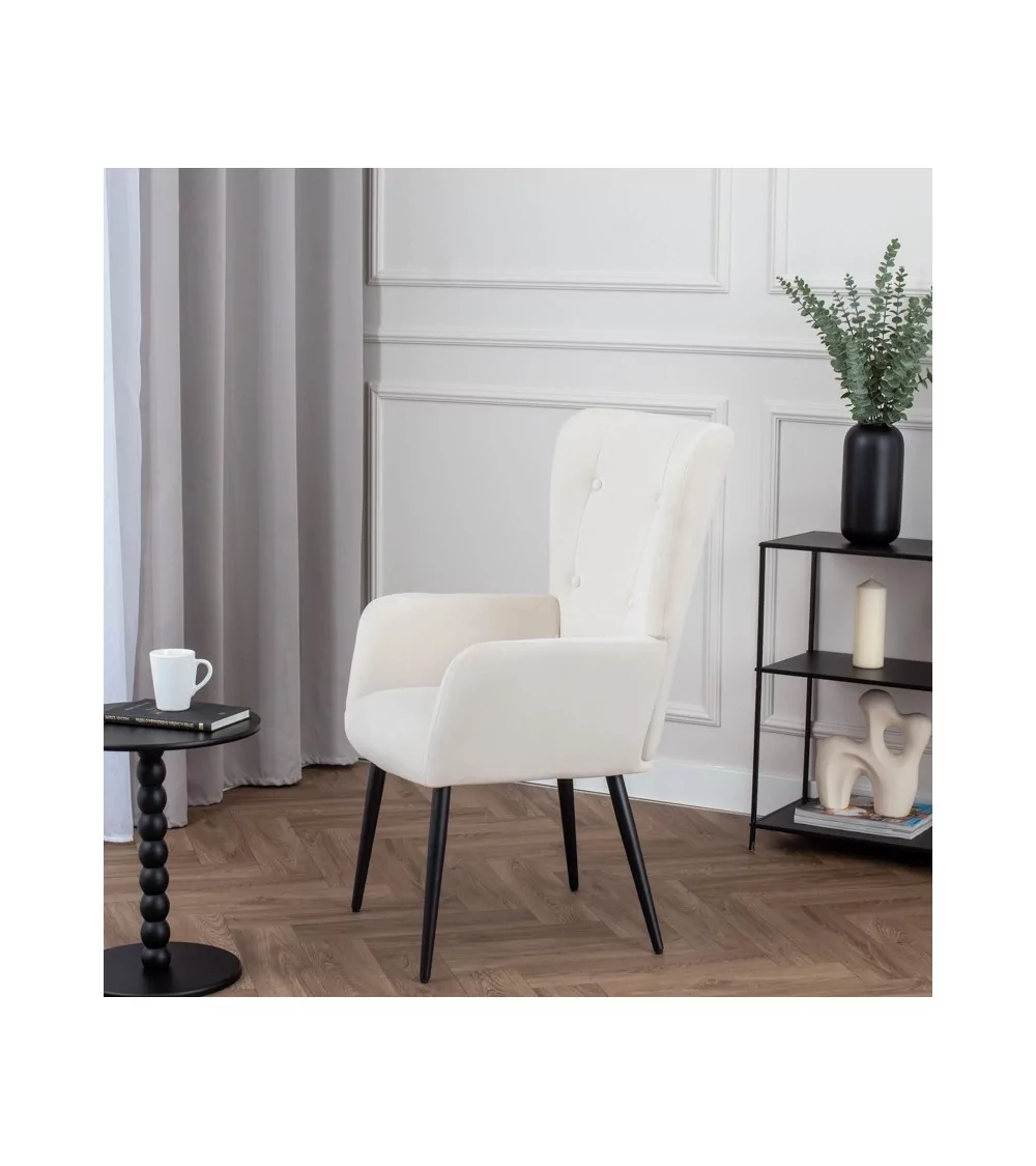 Fotel Cesar - nowoczesny luksusowy elegancki fotel uszak - Lukso.pl