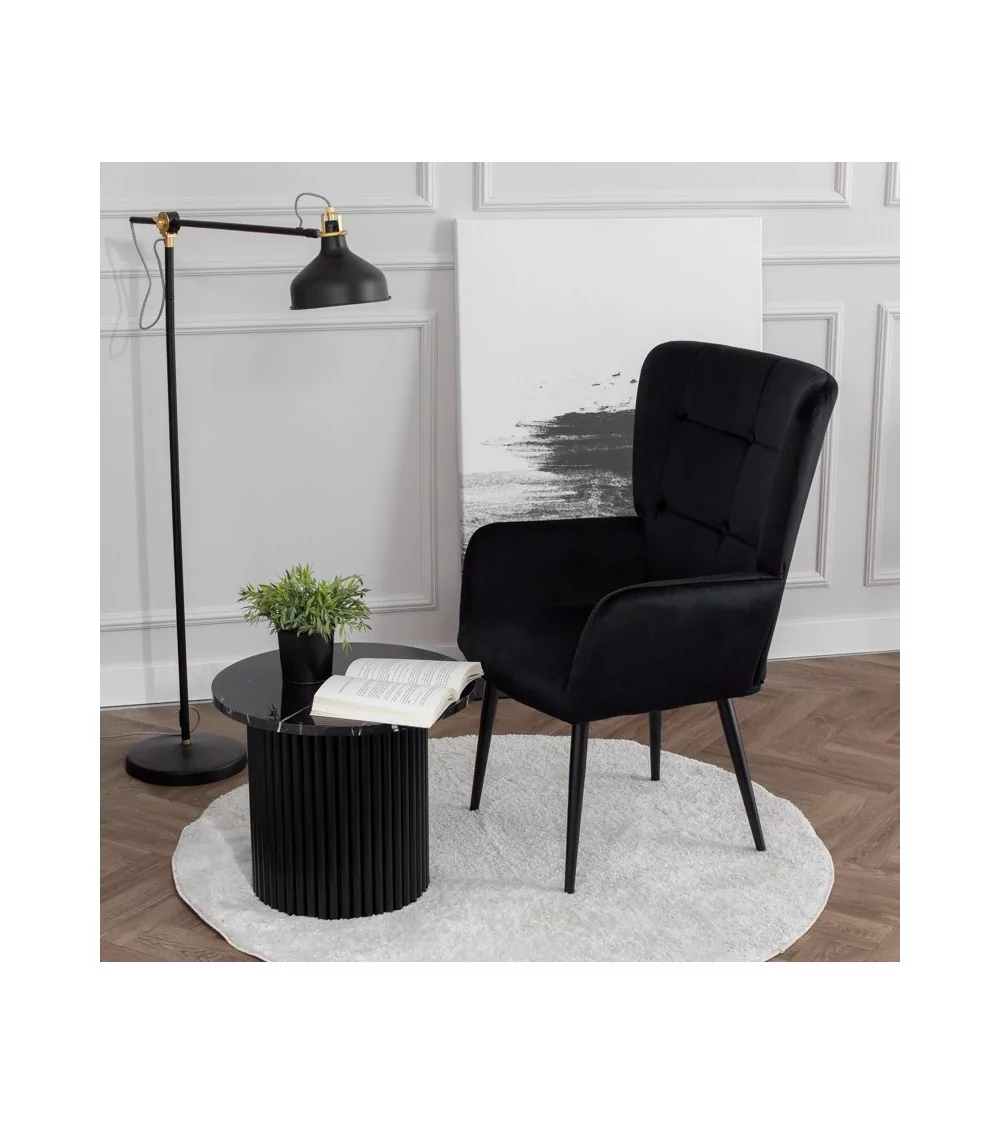 Fotel Cesar - nowoczesny luksusowy elegancki fotel uszak - Lukso.pl