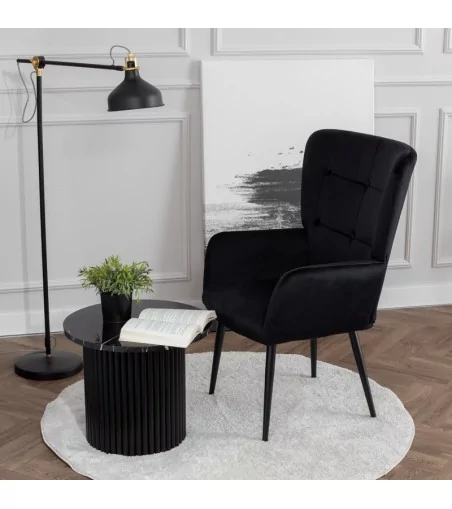 Fotel Cesar - nowoczesny luksusowy elegancki fotel uszak - Lukso.pl