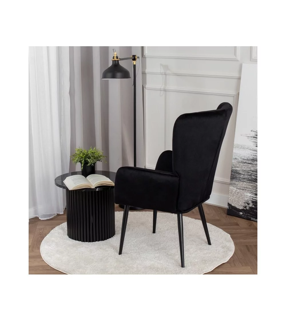 Fotel Cesar - nowoczesny luksusowy elegancki fotel uszak - Lukso.pl