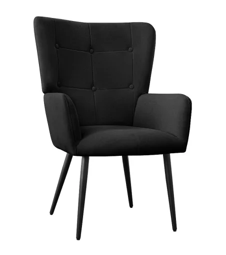 Fotel Cesar - nowoczesny luksusowy elegancki fotel uszak - Lukso.pl