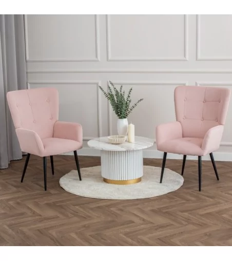 Fotel Cesar - nowoczesny luksusowy elegancki fotel uszak - Lukso.pl