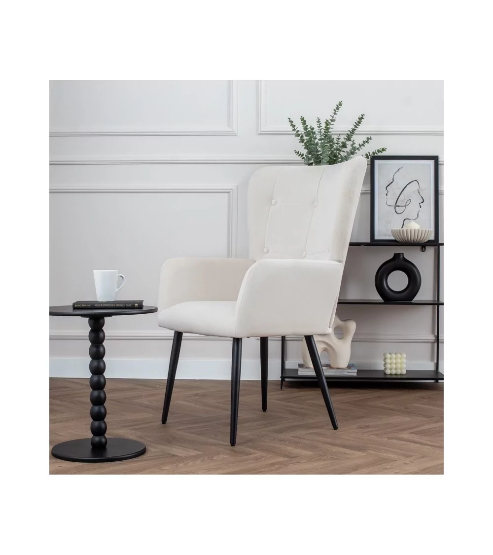 Fotel Cesar - nowoczesny luksusowy elegancki fotel uszak - Lukso.pl