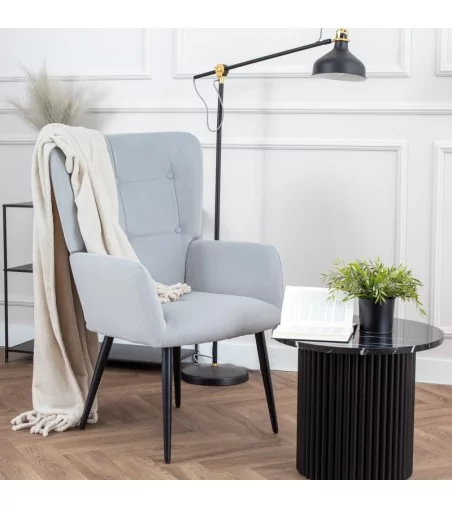 Fotel Cesar - nowoczesny luksusowy elegancki fotel uszak - Lukso.pl