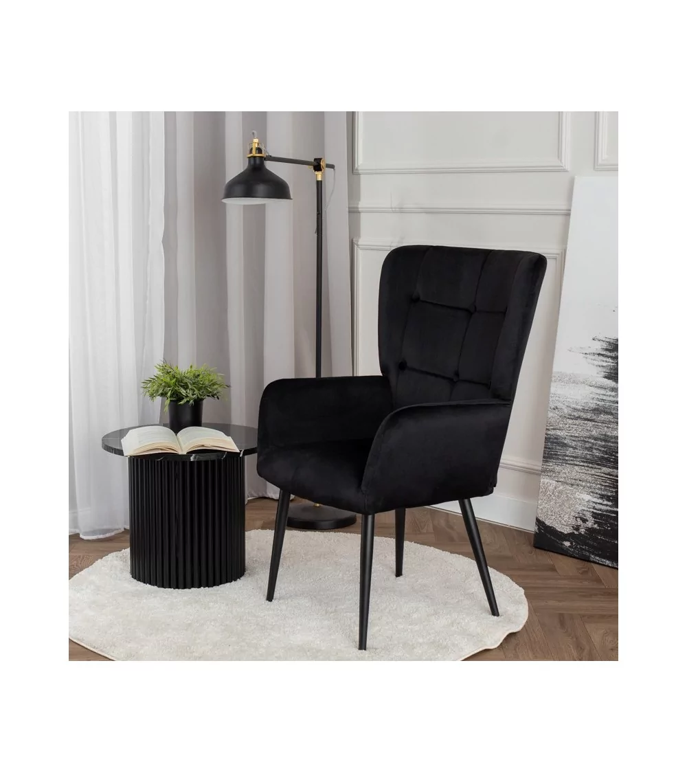 Fotel Cesar - nowoczesny luksusowy elegancki fotel uszak - Lukso.pl