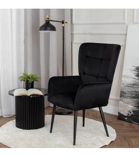 Fotel Cesar - nowoczesny luksusowy elegancki fotel uszak - Lukso.pl