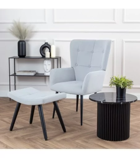 Fotel Cesar - nowoczesny luksusowy elegancki fotel uszak - Lukso.pl