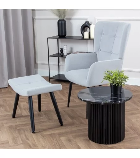 Fotel Cesar - nowoczesny luksusowy elegancki fotel uszak - Lukso.pl