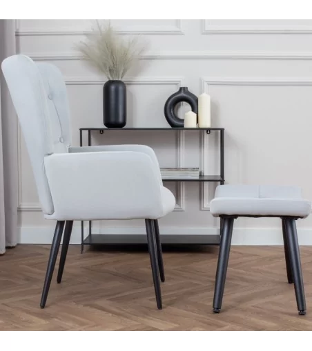 Fotel Cesar - nowoczesny luksusowy elegancki fotel uszak - Lukso.pl