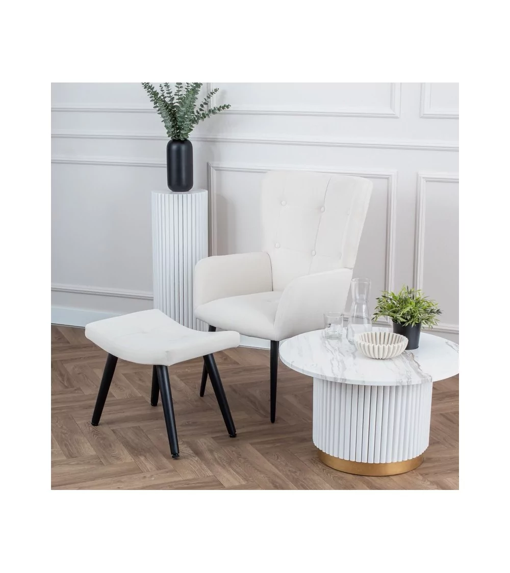 Fotel Cesar - nowoczesny luksusowy elegancki fotel uszak - Lukso.pl
