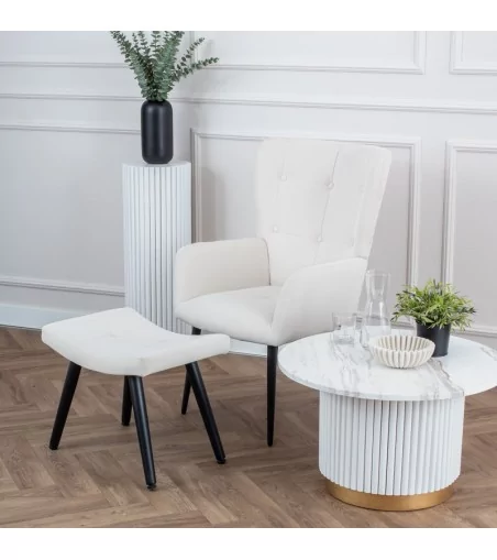 Fotel Cesar - nowoczesny luksusowy elegancki fotel uszak - Lukso.pl