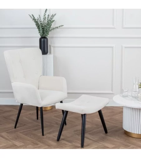 Fotel Cesar - nowoczesny luksusowy elegancki fotel uszak - Lukso.pl
