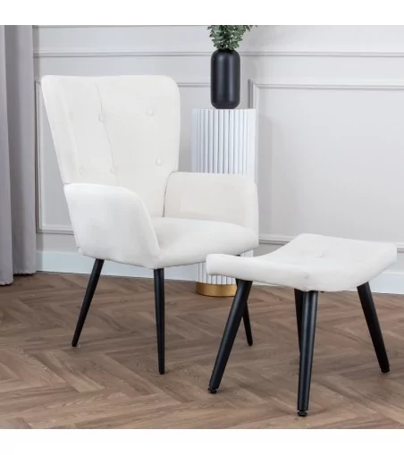 Fotel Cesar - nowoczesny luksusowy elegancki fotel uszak - Lukso.pl