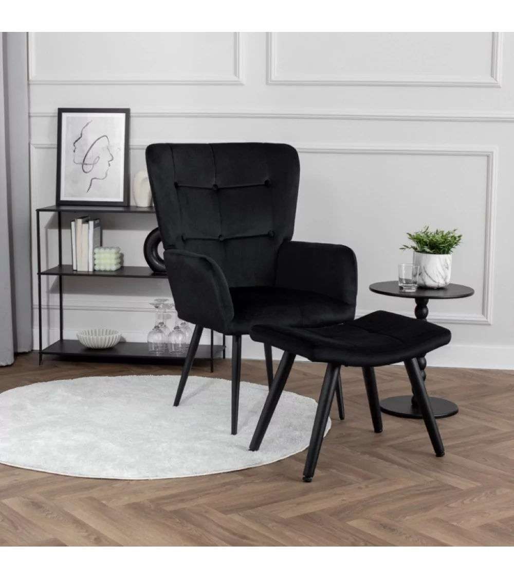 Fotel Cesar - nowoczesny luksusowy elegancki fotel uszak - Lukso.pl