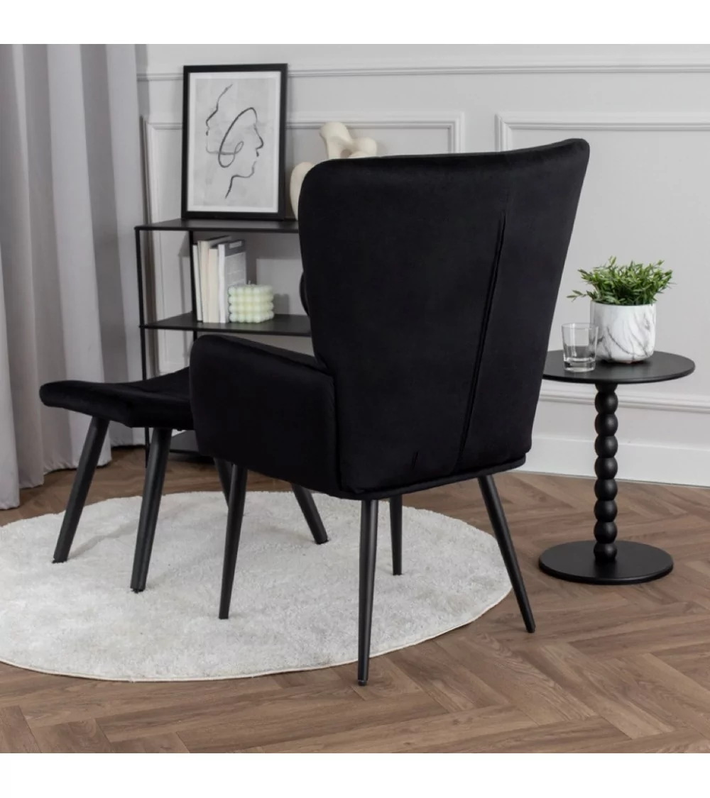 Fotel Cesar - nowoczesny luksusowy elegancki fotel uszak - Lukso.pl