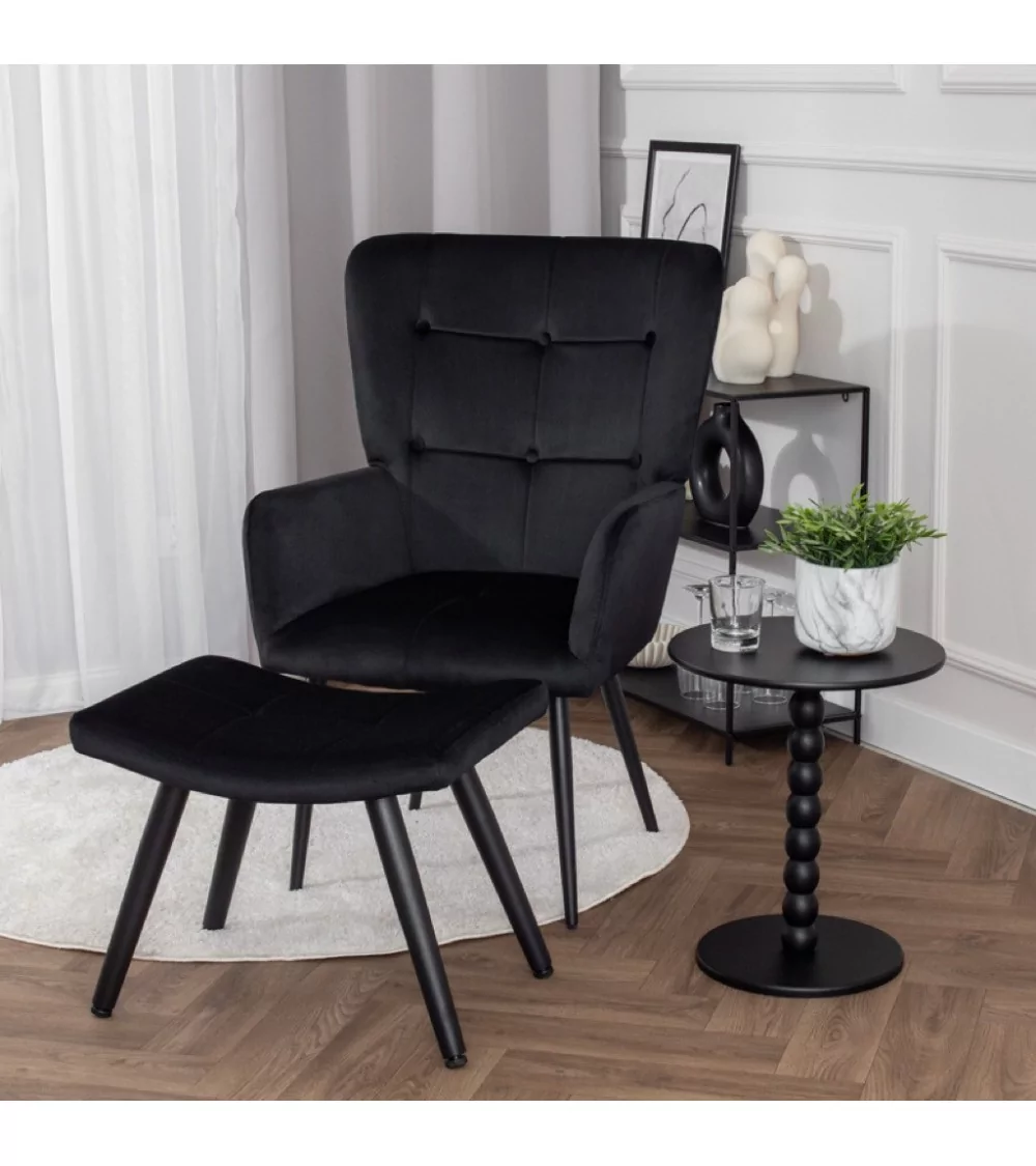 Fotel Cesar - nowoczesny luksusowy elegancki fotel uszak - Lukso.pl