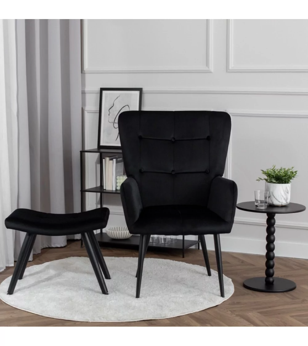 Fotel Cesar - nowoczesny luksusowy elegancki fotel uszak - Lukso.pl