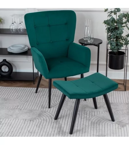 Fotel Cesar - nowoczesny luksusowy elegancki fotel uszak - Lukso.pl
