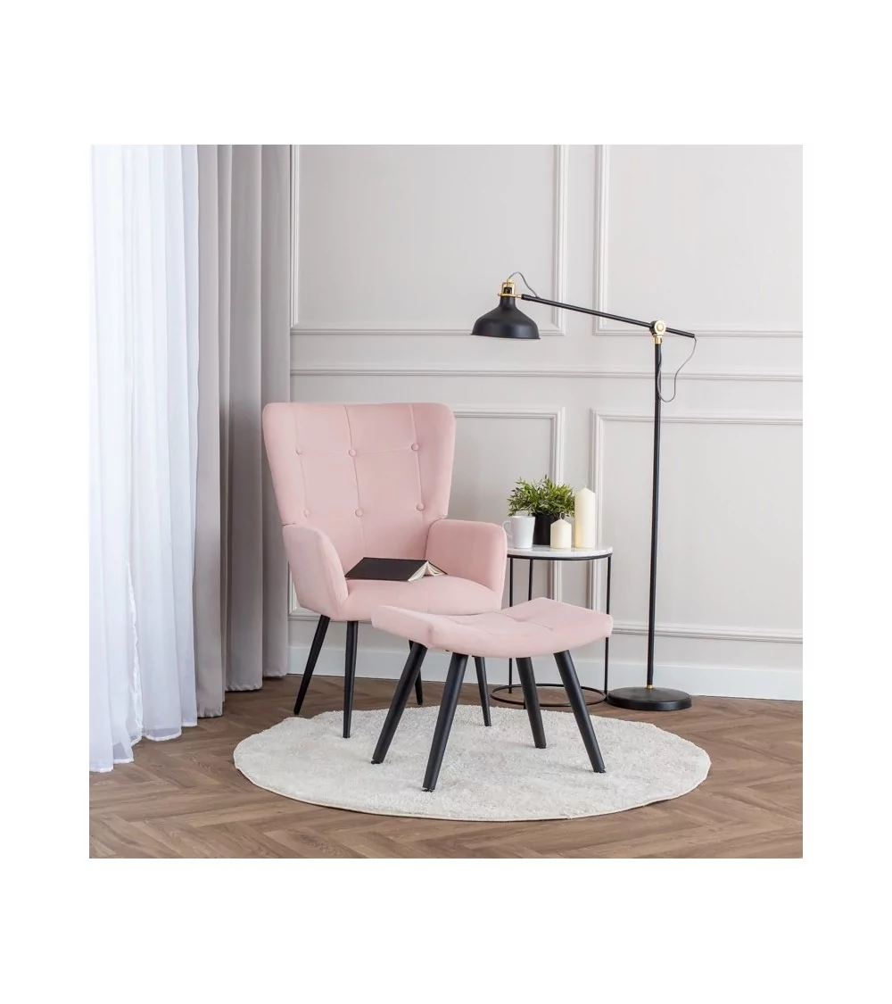 Fotel Cesar - nowoczesny luksusowy elegancki fotel uszak - Lukso.pl