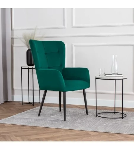 Fotel Miguel - nowoczesny luksusowy elegancki fotel uszak - Lukso.pl