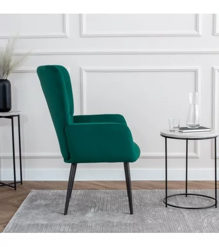 Fotel Miguel - nowoczesny luksusowy elegancki fotel uszak - Lukso.pl