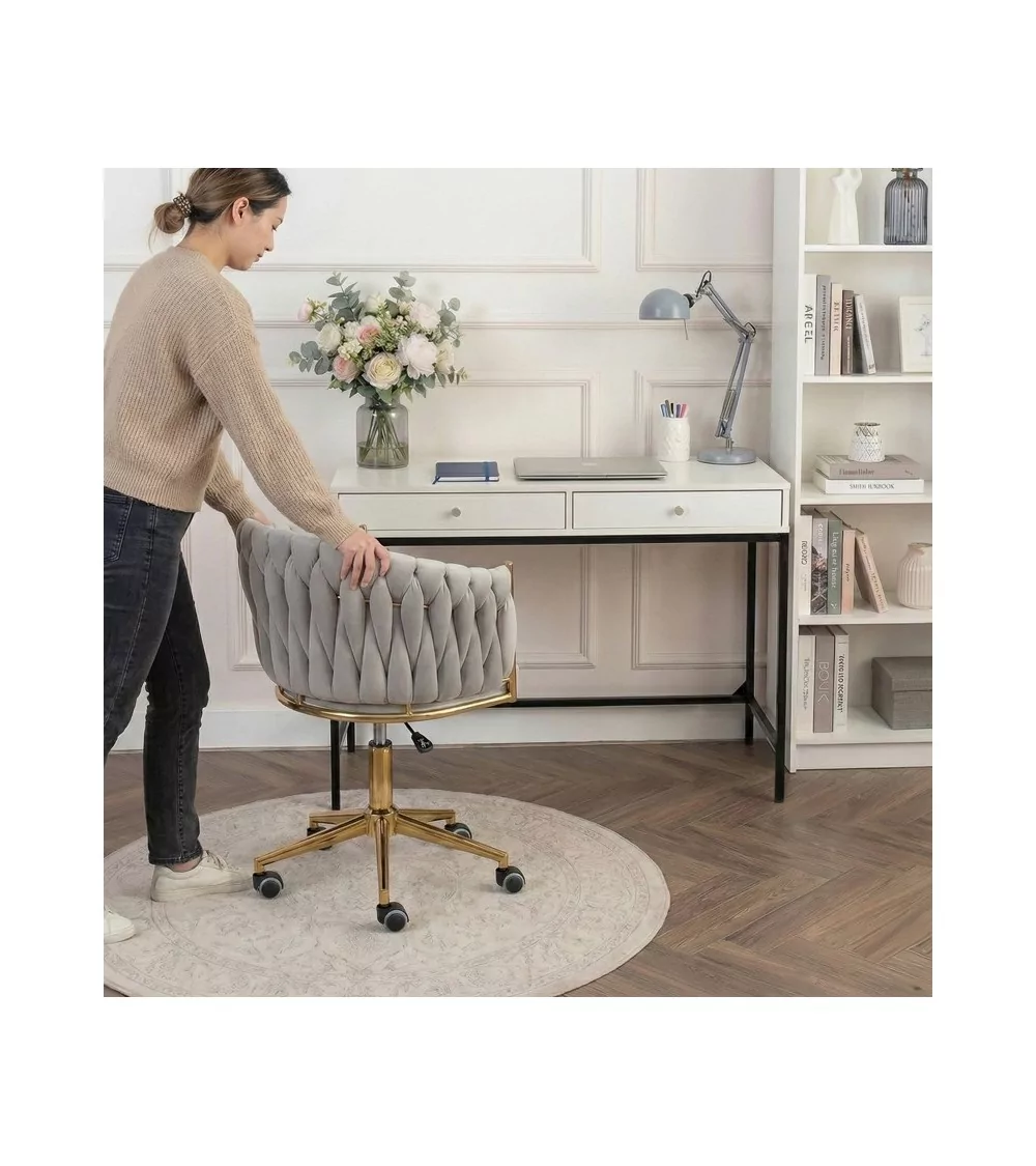 Cristian krzesło biurowe welurowe